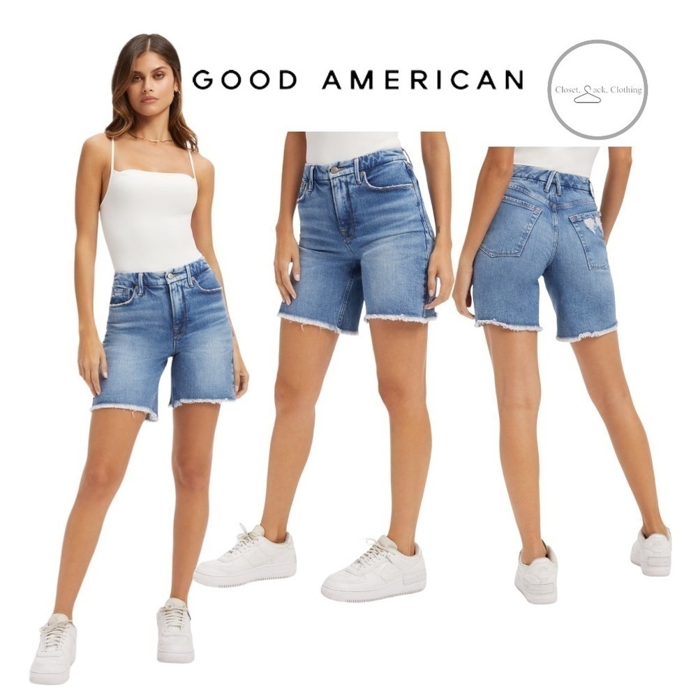 GOOD American Good Icon Plus Size Short Size 15